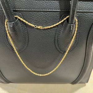 3mm Unisex 18k Yellow Gold plated Rope chain “20inch”